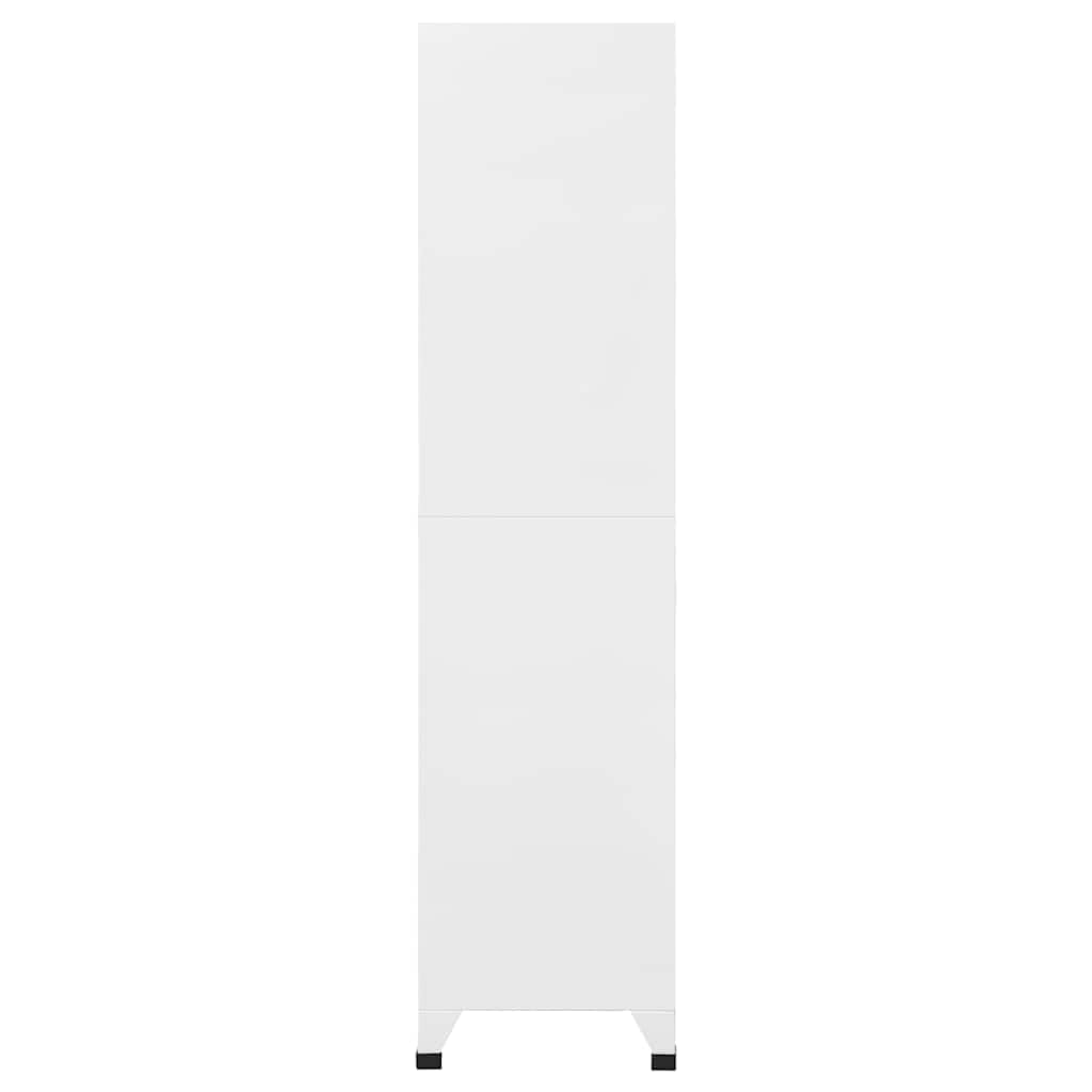 HBFDSFG Metal Locker Cabinet with 18 Lockable Compartments, 35.4x15.7x70.9 Inches, for Gym and Changing Rooms with Name Card Holders and Ventilation Holes