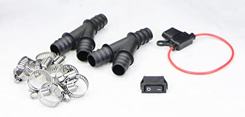 13,000 BTU 24 Volt Low Profile Universal Auxiliary Cab Heater Car, UTV, Truck, Van