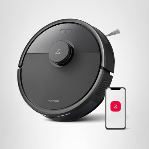 roborock Q7 L5 Robot Vacuum and Mop Combo, 8,000Pa Suction, Upgraded from Q5 Pro, Dual Anti-Tangle System, LiDAR Navigation, Multi-Level Mapping, Self-Charging Robotic Vacuum Cleaner, Black