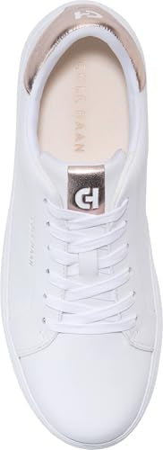 Cole Haan Women's Grand Crosscourt Joy Platform Sneakers, Optic White/Rose Gold, 8-C US