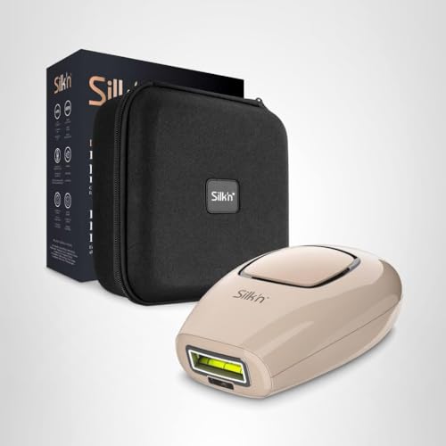 Silk'n Infinity Fast Compact IPL Laser Hair Removal Device for Women and Men, Painless Permanent Hair Reduction at Home for Face and Body, Automatic Skin Color Sensor, Ultra Fast, Travel Case Included