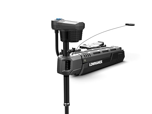 Lowrance Ghost X Freshwater Trolling Motor 47-inch Shaft, Bow Mount, with Active Imaging Nosecone and Configurable Foot Pedal, 000-16475-001