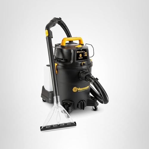 Vacmaster VK609PFR 0201 6 Gallon 5.5 Peak HP 3-in-1 Wet/Dry/Upholstery Shampoo Vacuum Cleaner