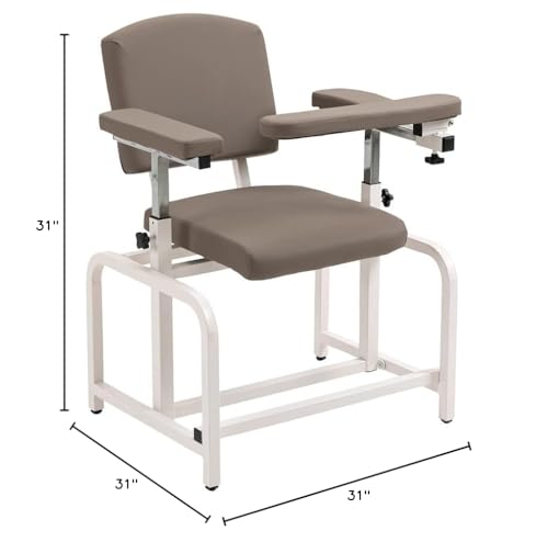 medycare Blood Draw Chair,Comfortable Phlebotomy Chair for Spa Clinic and Treatment Room… (Gray, Normal)