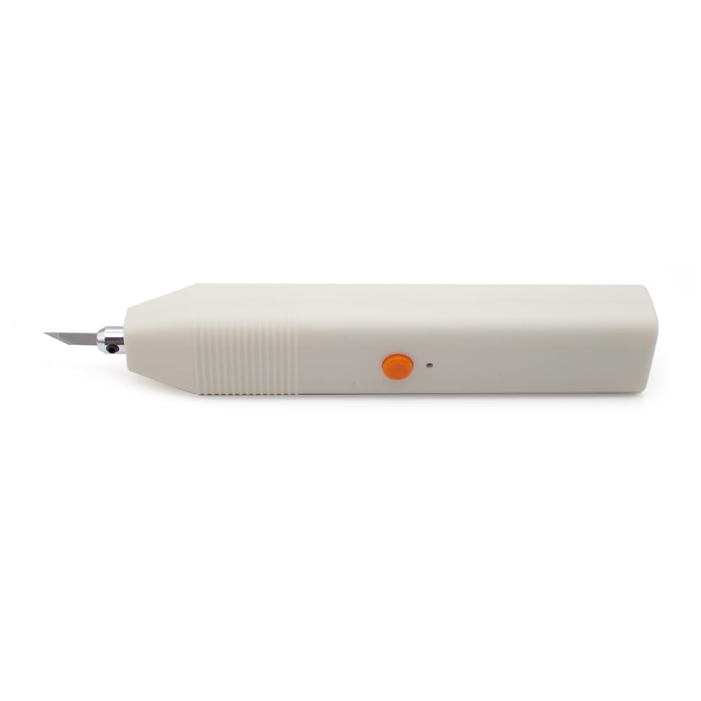 iDili DIY Ultrasonic Cutting Knife 35kHz - Handheld Cutter with 5 Replaceable Blades for 3D Prints (Resin/PLA), Wood, Plastic, PCB, Acrylic - Plug-and-Play Precision Tool for DIY Crafts & Prototyping