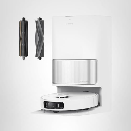 DREAME L40s Ultra AE Robot Vacuum and Mop Combo, 19,000Pa Suction, Self Emptying Dust Box, Flexible Mop & 167℉ Self Cleaning Washboard, Diverse Brush Selection, All-in-One Station, Auto Refill