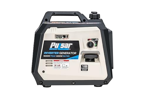 Pulsar PGD16ISCO Ultra Light Quiet 1600W Portable Gas Inverter Generator, CARB Compliant