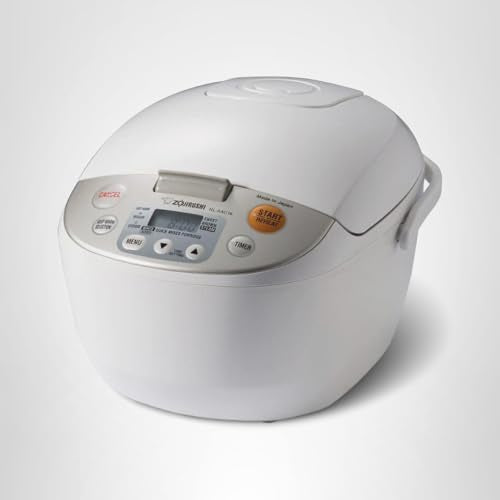 Zojirushi NL-AAC18 Micom Rice Cooker (Uncooked) and Warmer, 10 Cups/1.8-Liters