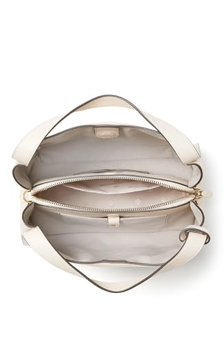 kate spade new york Knott Pebbled Leather Medium Crossbody Tote, Milk Glass