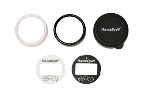 HawkEye DT2BX-TM In-Dash Depth Sounder with Air and Water Temperature (Includes Transom Mount Transducer)