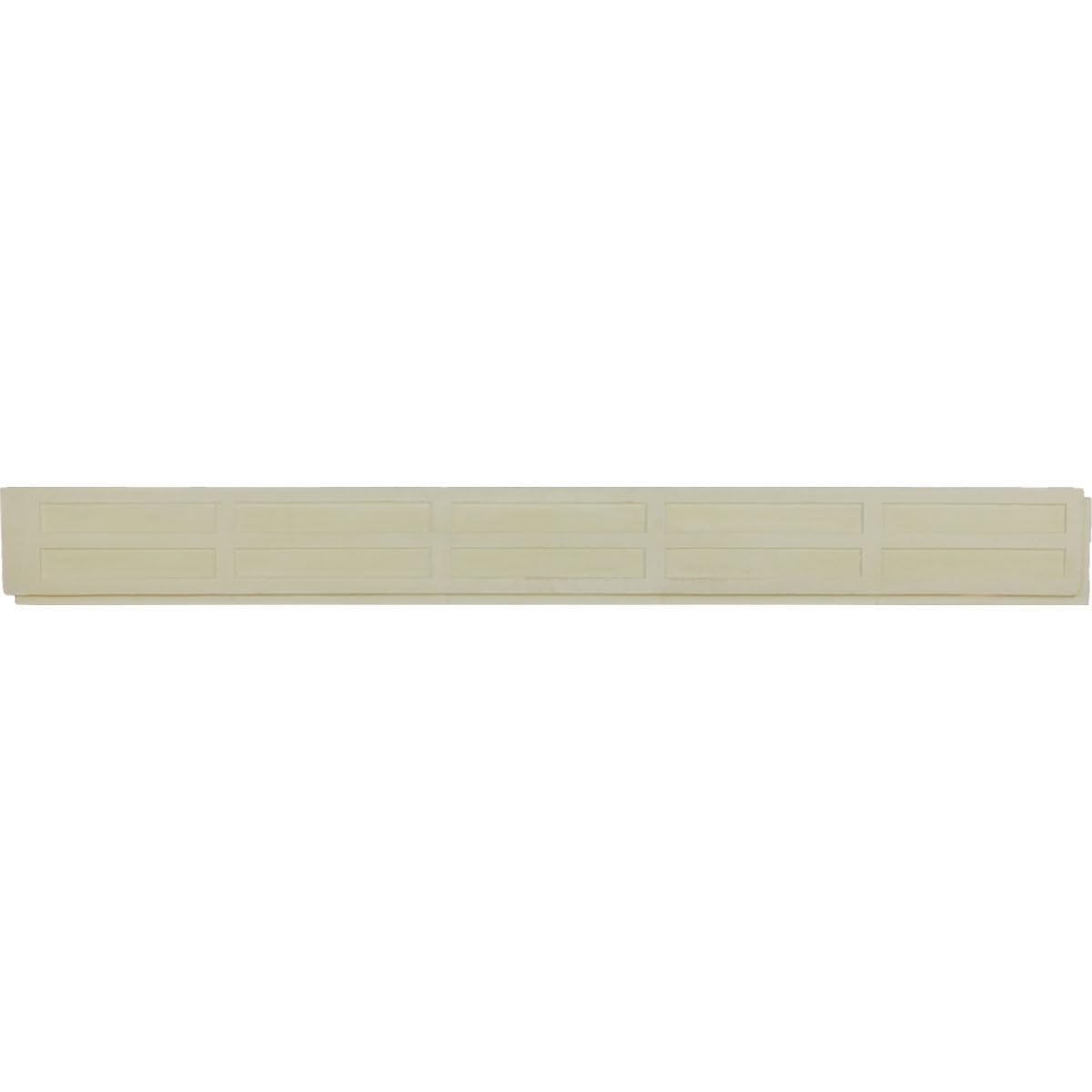 EverStone Smooth-Face Cinder Block Faux Concrete Panel, 81 1/4"W x 9"H x 1"D, Mauve Brown