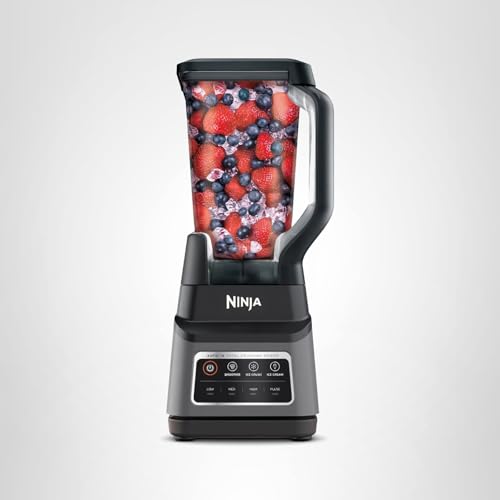 Ninja Professional Plus Blender | Max Power Smoothie Blender, Ice Cream Maker, Frozen Drink Mixer & Margarita Machine | 3 Auto IQ™ Presets, 1400 W, 72oz Total Crushing Pitcher | Dark Grey, BN701