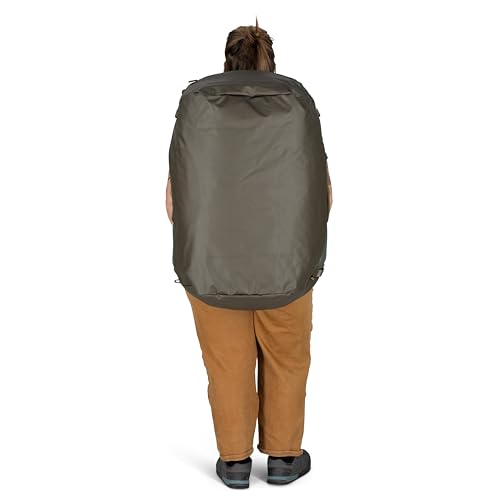 Osprey Transporter 95L Lightweight Travel Duffel Bag - Large Water Resistant Durable Gear Bag for Men and Women, Raven Black