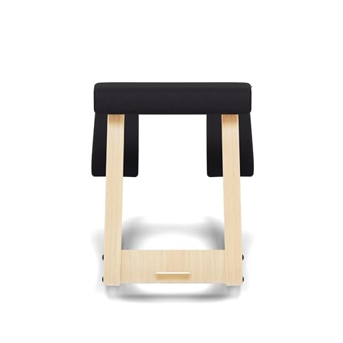 Varier Variable Natural/Black Ergonomic Office Kneeling Chair for Desk – Back Pain Relief, Rocking Seat for Home, Study & Posture Support – 10 Year Quality Guarantee