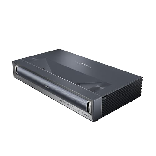 Hisense PX3-PRO Ultra Short Throw Triple Laser Projector, 4K UHD, 80” – 150”, 3,000 Lumens, 3000:1 Contrast, Dolby Vision & Atmos, IMAX Enhanced, 240 High Refresh Rate, Google TV, Designed for Xbox