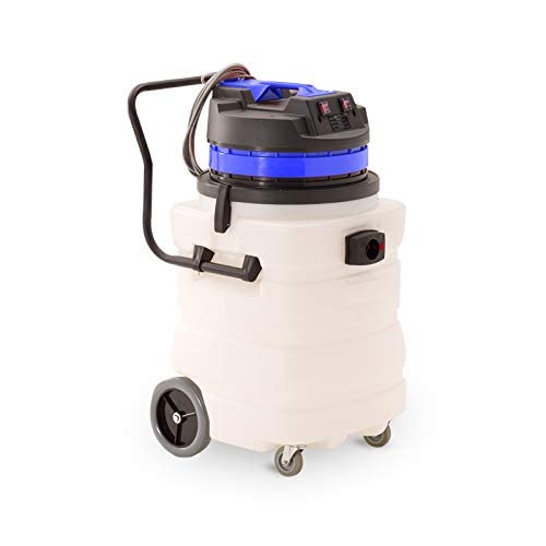 Farag Janitorial Industrial Vacuum Cleaner Wet/Dry - 2 Motors - Front Squeegee - 24 Gallon