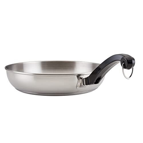 Farberware Classic Series Stainless Steel Pots and Pans with Baking Sheet Pan, Cooking Tools, and Lids, Induction Ready, Dishwasher Safe, 10 Piece Cookware Set, Metal Utensil Safe - Stainless Steel