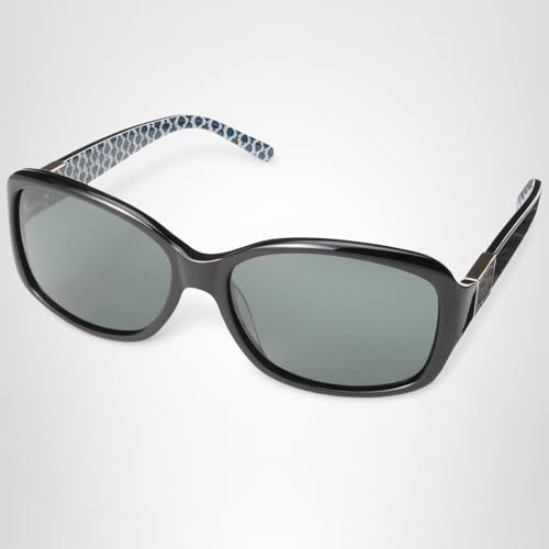 kate spade new york Womens Annika/P/S Butterfly Sunglasses, Black Blue Pattern, 56mm