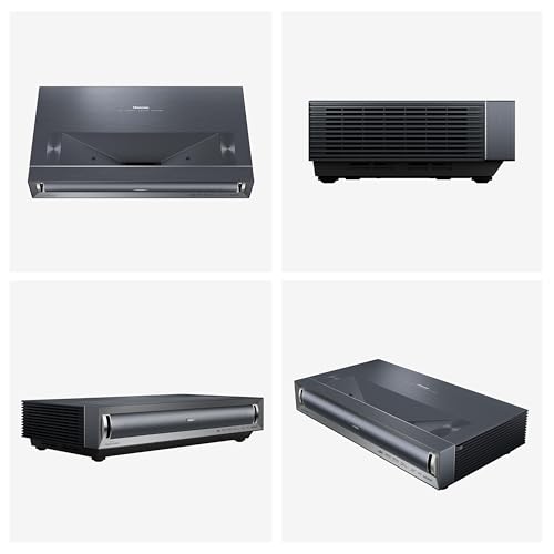 Hisense PX3-PRO Ultra Short Throw Triple Laser Projector, 4K UHD, 80” – 150”, 3,000 Lumens, 3000:1 Contrast, Dolby Vision & Atmos, IMAX Enhanced, 240 High Refresh Rate, Google TV, Designed for Xbox