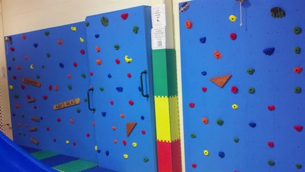 Atomik Climbing Holds 47 Bolt-On Kids Variety Holds in Assorted Earth Tones with Indoor Hardware