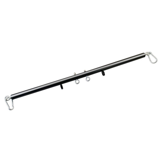 3 in 1 Heavy Duty Stainless Steel Expandable Black Spreader Bar,Workout Bar for Home Gym Training Bar,Portable Detachable Pilates Kit
