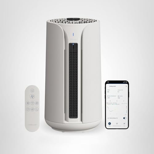 BLUEAIR ComfortPure Most Powerful 3-in-1 Air Purifier: Cooling, Heating, Purifying –HEPASilent Cleaner for Home, Pets, Allergies, Dust, Smoke, Odor – Covers 840 sqft in 60 Minutes – All season comfort