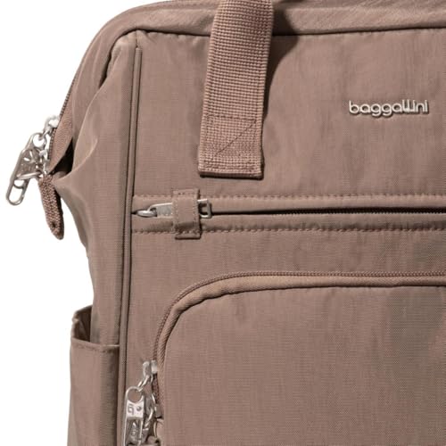 Baggallini Securtex Anti-Theft Windsor Backpack for Travel, Work & College, RFID & Locking Zipper, Up to 16" Laptop