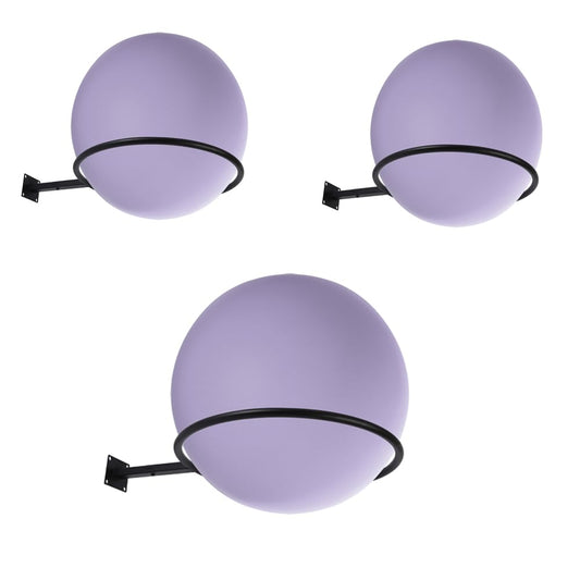 Large Stability Ball Storage Rack Exercise Dall Wall Holder Yoga Studio Gym Exercise Ball and Equipment Organizer（3 pcs）