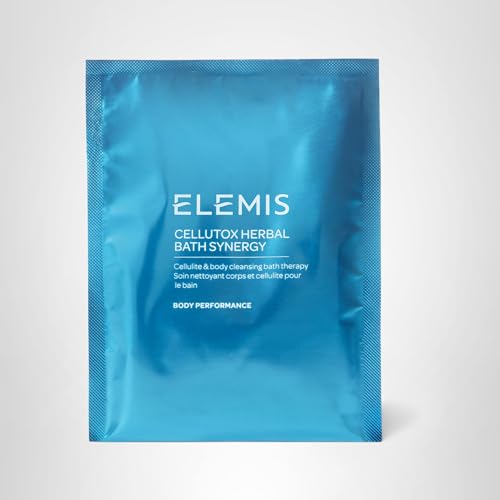 ELEMIS Cellutox Herbal Bath Synergy, 10-Pack Detoxifying Herbal Bath Sachets for Smoother Skin
