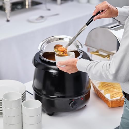 Winco Electric Soup Warmer, 10.5-Quart,Black