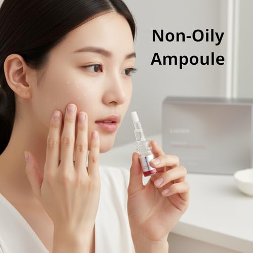 Lavien Medinic Line Amino Silk Skin Ampoule - Concentrated Serum, Hydrolyzed Collagen - Fine Lines, Wrinkle Improvement, All Skin Types - 2 ml-5 Bottle