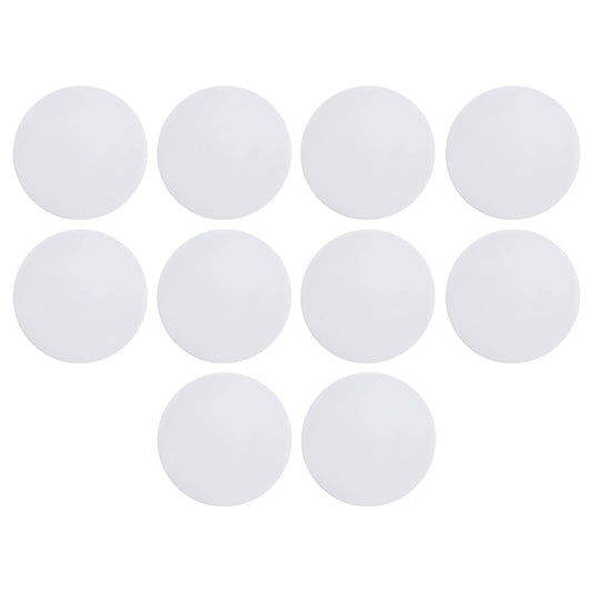 Beaupretty 10Pcs Nail Art Tool Set Silicone Manicure Pallets Round Cosmetic Mixing Trays for Nail Polish Color Blending and Art Display