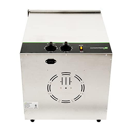 Restaurantware Hi Tek Food Dehydrator 1 Food Dryer Machine - 120V/1000W 10 Shelves Stainless Steel Dehydrator For Food Built-In Timer No-Slip Feet Removable Door
