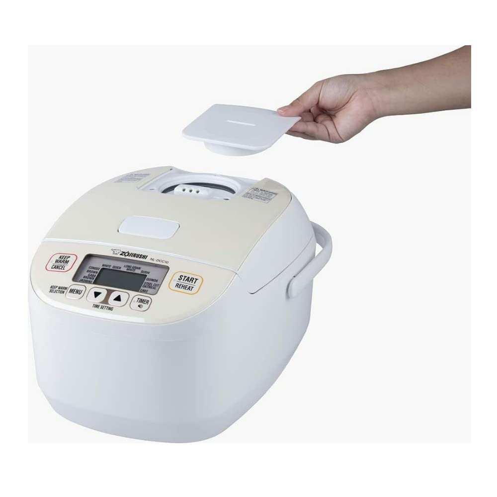 Zojirushi NL-DCC10CP Micom Rice Cooker & Warmer, 5.5 Cups, Pearl Beige