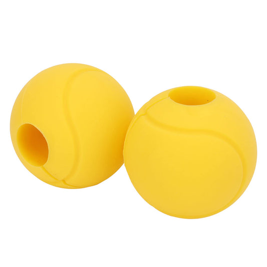 Barbell Grips for Weightlifting & Strength Training – Dumbbell Grips with Thick Silicone Adapter, Non-Slip Design for Reduced Hand Fatigue – Fits 25-30mm Bars, Home Gym Use (Yellow)