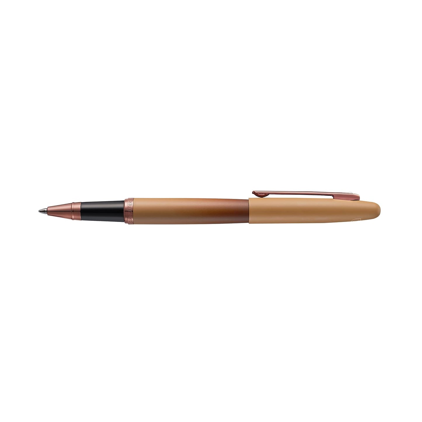 Sheaffer VFM 9428 Coffee Edition Matt Brown Pen with Regal Brown PVD Gold Signature Trims and White Dot of Excellence (Rollerball)