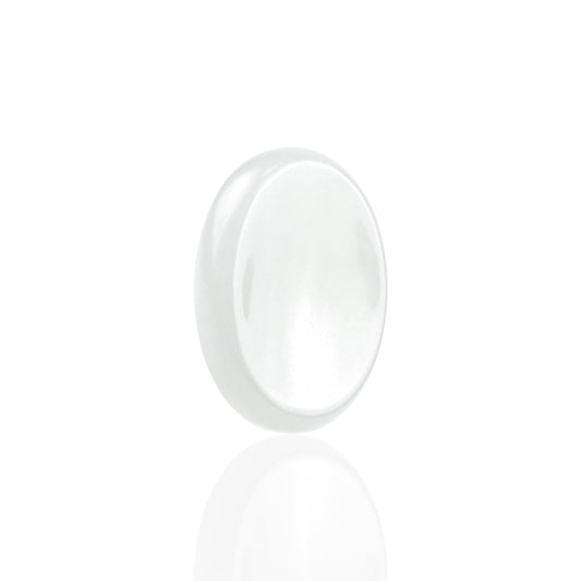 Nvzi Worry Stones Quartz Crystals, Chakra Crystals and Healing Stones, Oval Palm Stone, Thumb Stone, Crystals for Beginners, Spiritual Gifts for Women, Meditation Accessories (1PCS)
