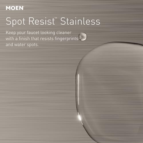 Moen Orivesi Stainless Pulldown Kitchen Faucet with Power Boost, Transitional Kitchen Faucet, One-Handle Single Hole High Arc, Easy Installation, Spot Resist Finish, 87891SRS