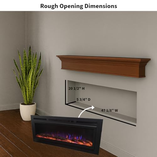 Touchstone Sideline Anti-Glare Screen-Front 50" 80013 Electric Fireplace - 1,500W Heater