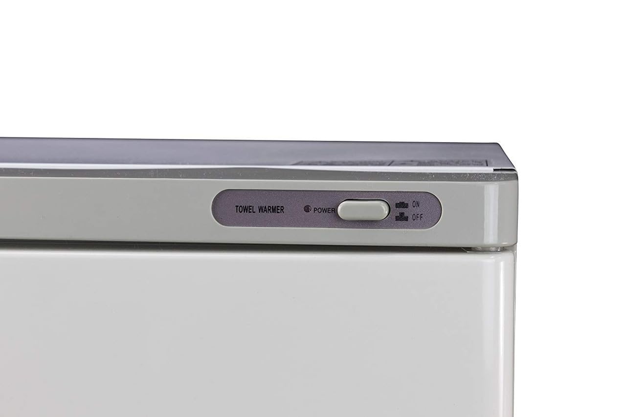 Spa Luxe - Hot Towel Warmer Cabinet - Professional Esthetician Spa and Facial Steamer for Salon Equipment and Barber Shop - Towel Heating Machine - Freestanding, SL18 - Gray
