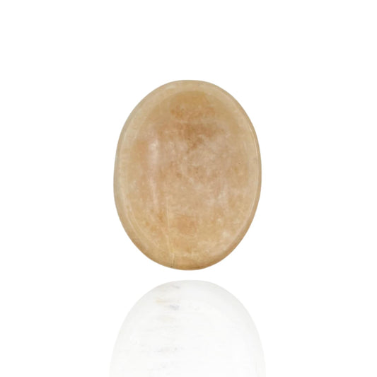GEMSCITE Moonstone Thumb Worry Stones Metaphysical Gemstone Crystal Healing Reiki Men Women Gift FENG Shui Positive Energy Love Wellness Palm Stones Wicca Powerful