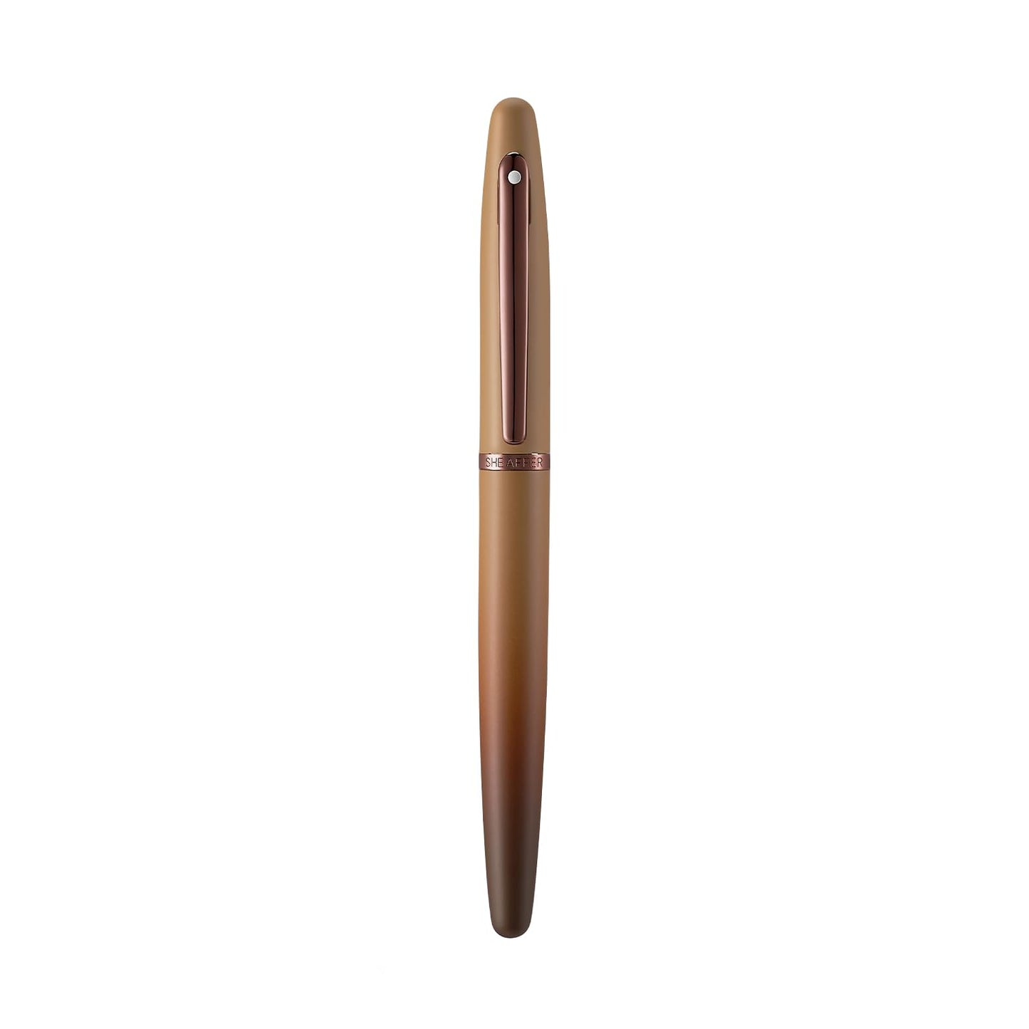 Sheaffer VFM 9428 Coffee Edition Matt Brown Pen with Regal Brown PVD Gold Signature Trims and White Dot of Excellence (Rollerball)