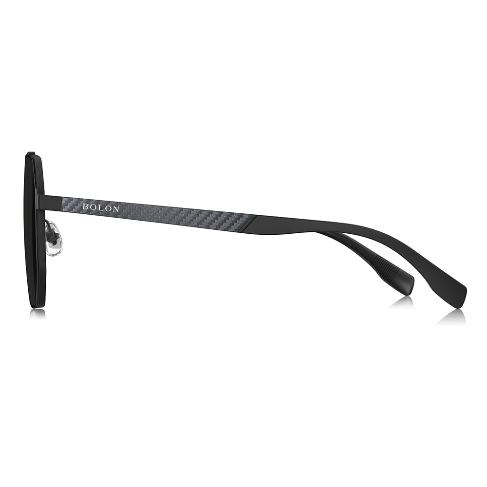BOLON Men Women Classic Aviator Polarized Sunglasses BL7199 Ashfield 60mm, Exclusive Eyewear Brand of EssilorLuxottica