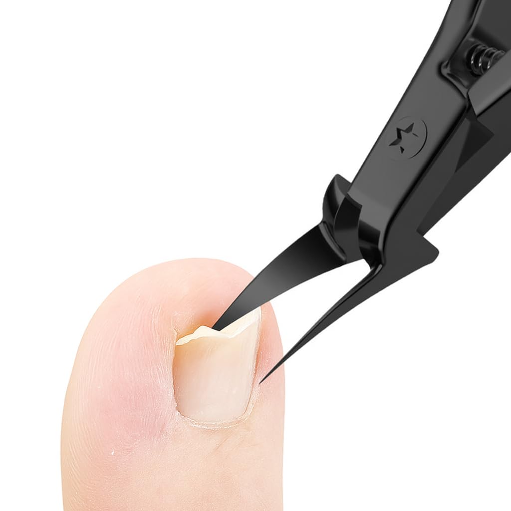 Made in Solingen, Germany - Apexay Cuticle Trimmer, Stainless Steel Cuticle Cutter for Men & Women, Manicure & Pedicure, Sharp, Durable, Rust-Resistant Nail Care Tool (Black)