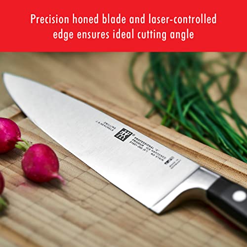 ZWILLING Professional S 18-Piece Knife Block Set, Chef Knife, Serrated Utility Knife, Steak Knife Set, Black