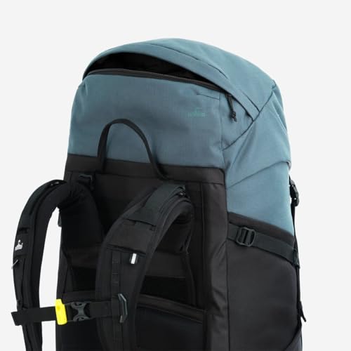 NOMAD Batura Backpack - Premium 70L Pack with Rain Cover Included | Lightweight Rucksack for Traveling, Hiking, Camping, Outdoor Sports (Steel Blue)