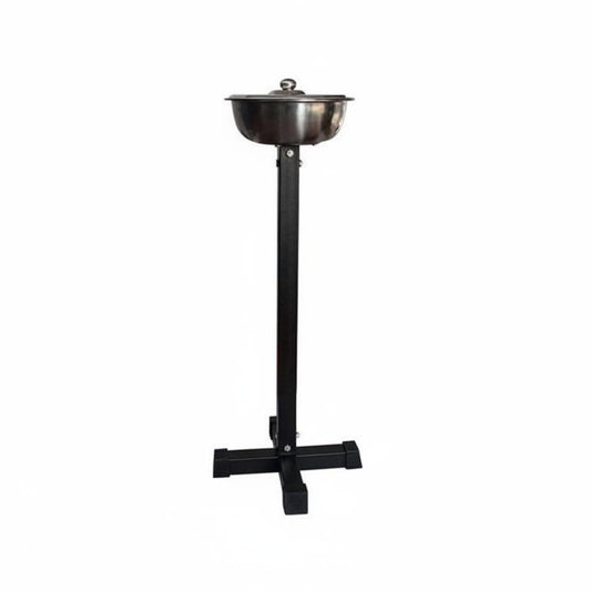 Jinhxofs Chalk Bowl Steel Stand Gym Chalk Stand Mess Reducing Fitness Equipment for Powerlifters