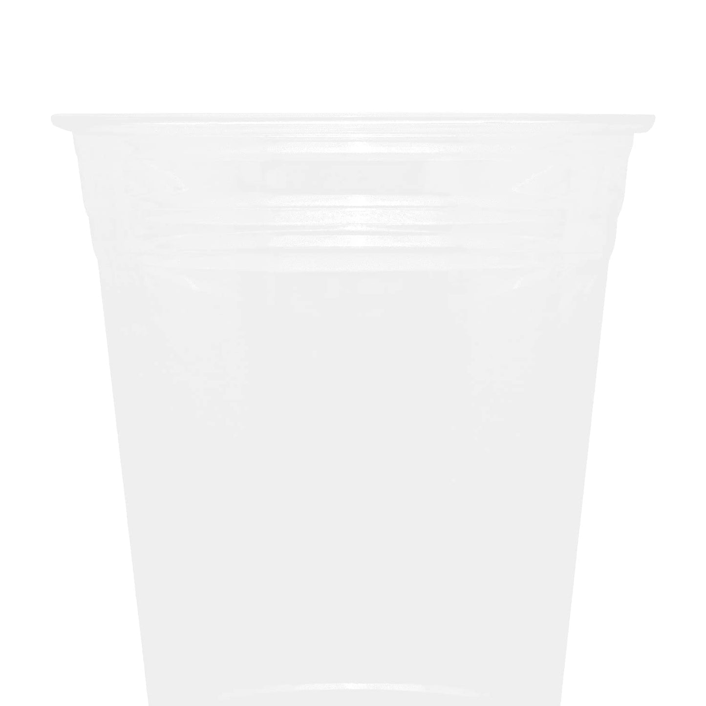 Karat [1,000 ct] 16oz Plastic Cups, Clear Disposable Cold Cup For Iced Coffee, Smoothies, and More, 98mm (C-KC16)