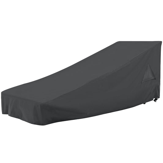 ABCCANOPY Chaise Lounge Chair Cover Waterproof UV Resistant Outdoor Bench Swimming Pool Loungers Sofa Cover Lawn Patio Furniture Covers Heavy Duty 60x30x30x13 Inches Grey