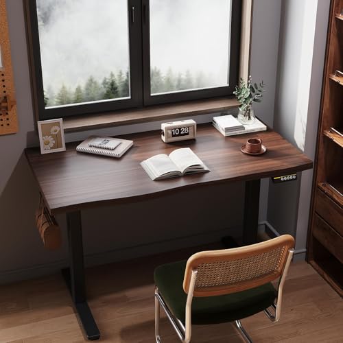 Gamork Dual Motor Electric Standing Desk Frame,Adjustable height and length,The maximum size it can accommodate is 63*28 inches for the tabletop,3 Preset Heights,Rated for 264 pounds of weight.Black